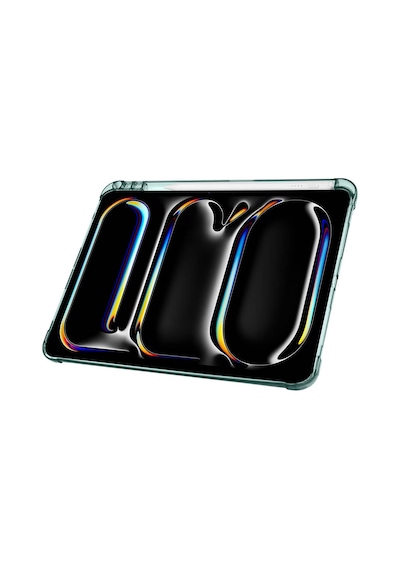 Apple Uyumlu iPad  Pro 11 2025 M5 Kılıf Mkst Tri Folding Kalem Bölmeli Standlı Kılıf - Mor Tablet Kılıfı