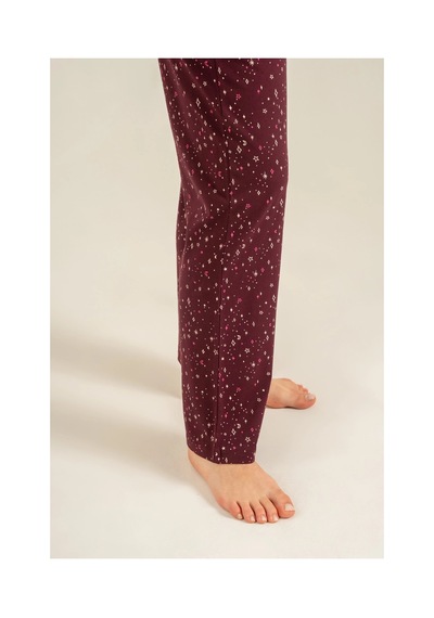Angbutik Arnetta Ar3774-s Kadın Uzun Kollu Pijama Takım MÜRDÜM