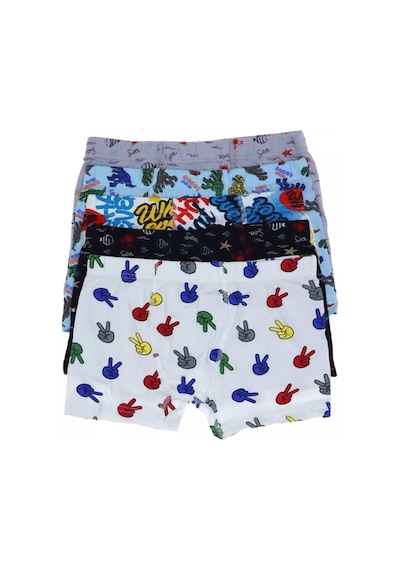 Kota 1013 Erkek Çocuk Renkli Desenli Boxer 12 Adet 001
