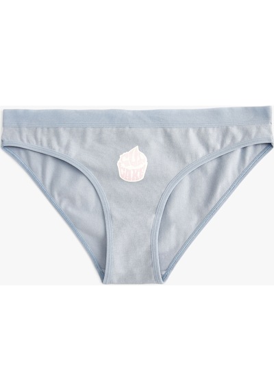 Koton Brief Külot Cupcake Baskılı Pamuklu Mavi 4slk30011mk 4SLK30011MK651 Mavi