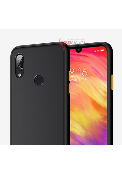 Samsung Galaxy Uyumlu A10 Mat Airbag El İzi Yapmayan Kaliteli Kılıf Siyah