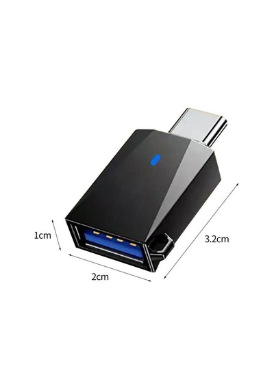 Torima YD-70 Siyah Usb To Type-C Mini Telefon Çevirici Adaptör