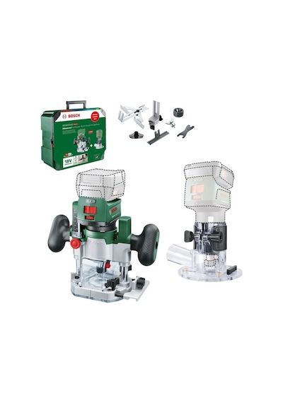 Bosch Advancedtrimrouter 18v-8 Combi Akülü Freze Makinası Seti Akü Ve Şarj Aleti Hariç