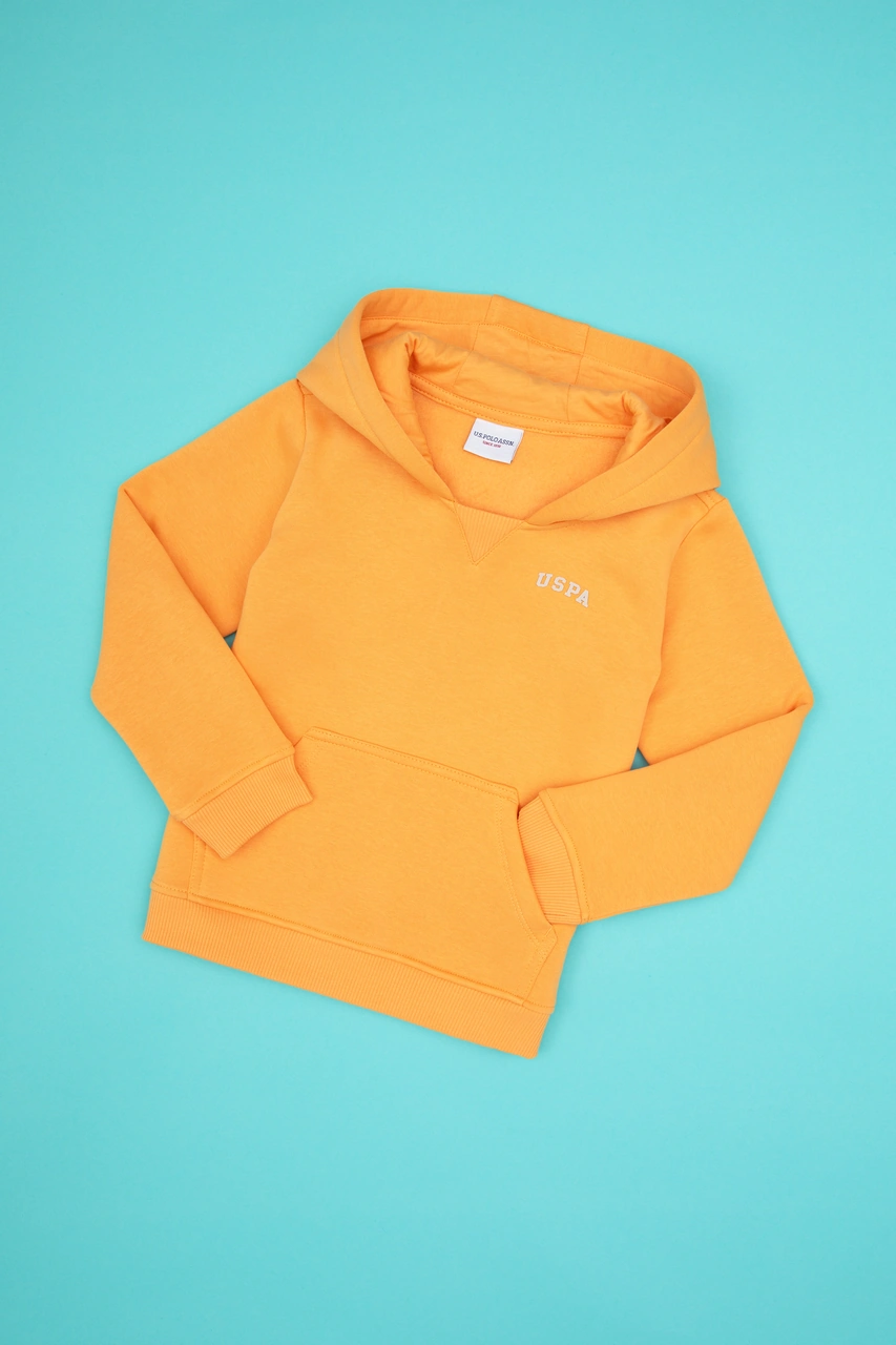 U.S. Polo Assn. Erkek Çocuk Mango Kapüşonlu Basic Sweatshirt 50313808-VR244