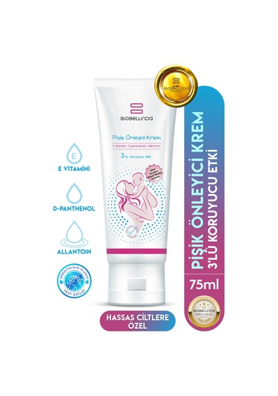 Bebek 3'lü Koruyucu Etkili Pişik Önleyici Krem 75 Ml