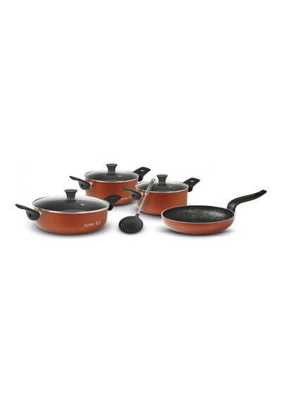 Flonal Pipeta Granit Tencere Tava Set 8 Parça