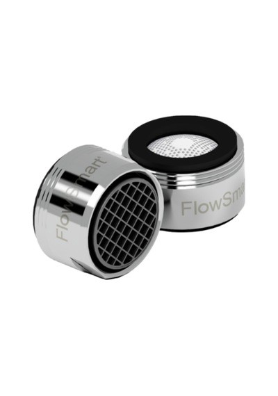 Flowsmart Su Tasarruf Aeratörü 5 L/dk Øm22/f24 Uyumlu Çift Pasolu Gömlekli Perlatör %75 Tasarruf