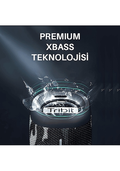 Trıbıt Stormbox 2 Ipx7 Su Geçirmez 24 Saat Oynatma Süresi 2 17w Taşınabilir Dikey Bluetooth Hoparlör Siyah