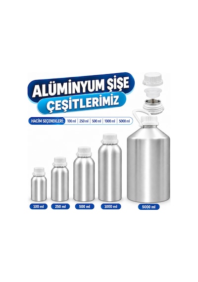 Alüminyum Şişe 1 Lt.