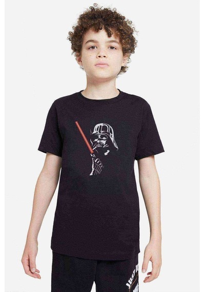 Tshirthane Darth Vader Fun Baskılı Unisex Çocuk Siyah T-Shirt
