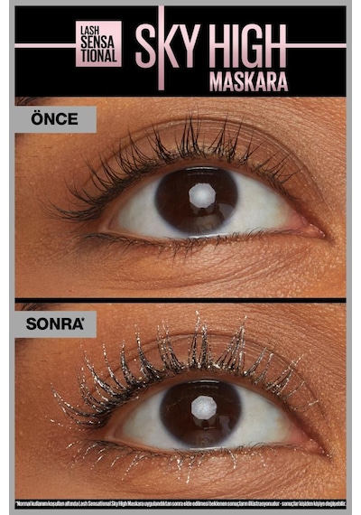 Maybelline New York Lash Sensational Sky High Space Diamond Elmas Işıltılı Maskara