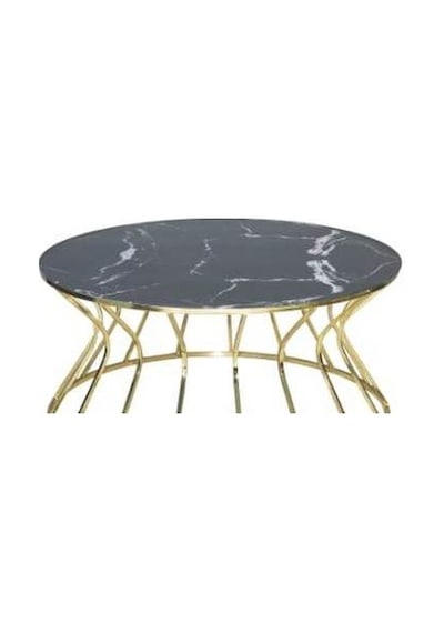 Orta Sehpa Brc Cadde Model Siyah Mermer Temper Cam Metal transmisyon GOLD renk Kaplama El Yapımı Orta Sehpa Brc Cadde Model Siyah Mermer Temper Cam Metal transmisyon GOLD renk Kaplama El Yapımı