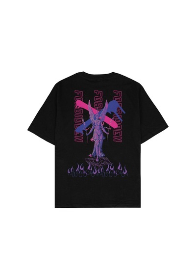 Startmore Adrift Forbidden Siyah Oversize Unisex T-shirt Siyah