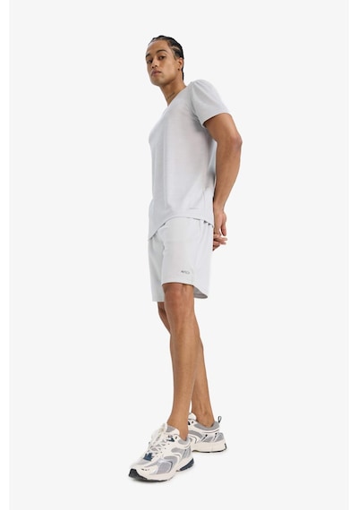 Defacto Defactofit Standart Fit Sporcu Kısa Paça Şort E9753ax25augr184 Gri