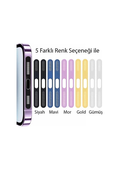 Ally İphone 14 İçin Anti-dust Toz Ve Kir Önleyici Sticker 2 Adet Set- 5775