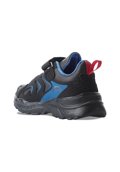 Slazenger KANEVA I Çocuk Cırt Cırtlı Siyah / Siyah Sneaker