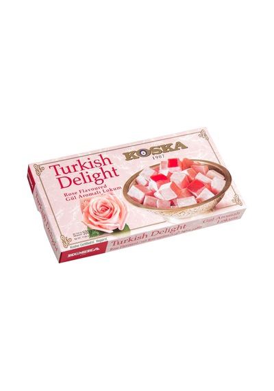 Koska Gül Aromalı Lokum 500g - Geleneksel Türk Lezzeti 5'li Avantaj Paketi - 5 Adet Tarı