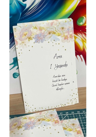 Doğum Günü Anahtarlık Kartı 9,5x15 Cm 49 Adet