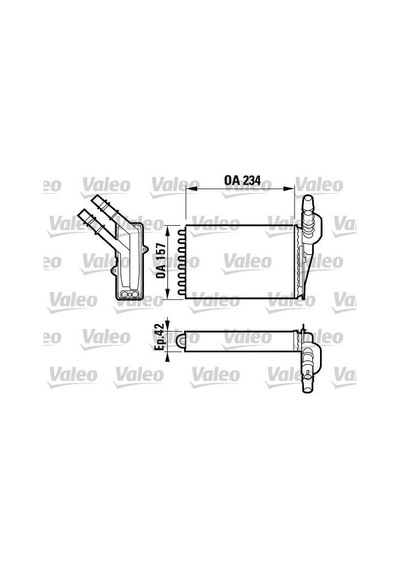 RENAULT KANGO KALORİFER RADYATÖRÜ H158-