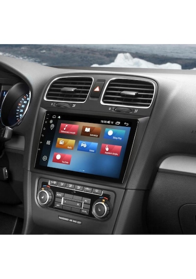 Volkswagen Golf 6 Android Gps Carplay 8+256 Gb Kamera + Çerçeve 2010-2012 Yazılımsal 9"