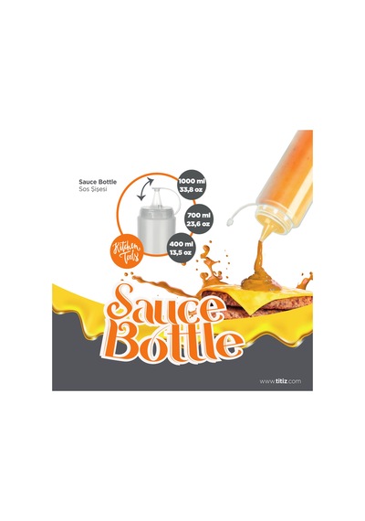 Emilahome 3 Adet 700 Ml Sos Şişesi Yağ,mayonez,ketçap Şeffaf - 865396979 Şeffaf