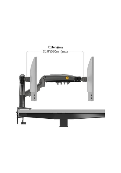 Nb Nortbayou Evrensel Monitör Standı Tek Kol Döner Monitör Standı Gaz Yay Kolu İle 17-30 İnç 2k-9k F80