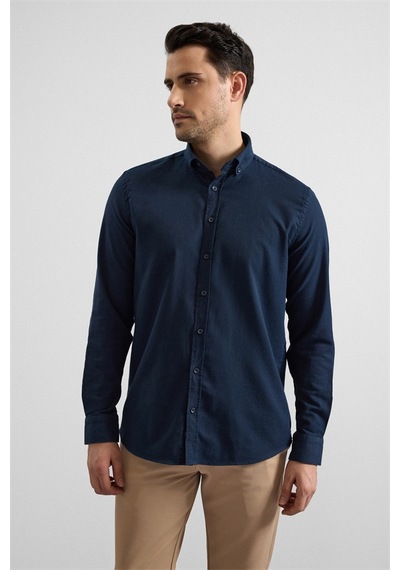 Süvari Lacivert Regular Düğmeli Yaka Düz Cepsiz Casual Gömlek Gm2025300051-m09 Lacivert Süvari Lacivert Regular Düğmeli Yaka Düz Cepsiz Casual Gömlek Gm2025300051-m09 Lacivert