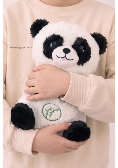 Nefes Alan Sevimli Panda Peluş Oyuncak Çok Renkli