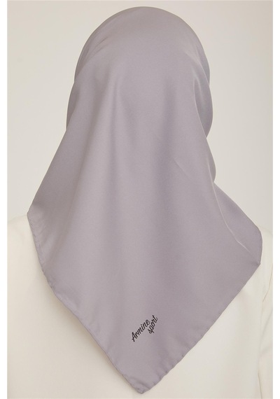 Armine Düz Twill Eşarp - Gri 772 - Gri 772