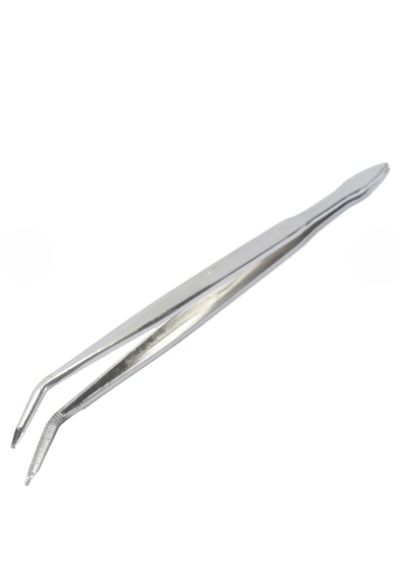 Penset Eğri Uçlu 13 Cm Nikel Kaplama