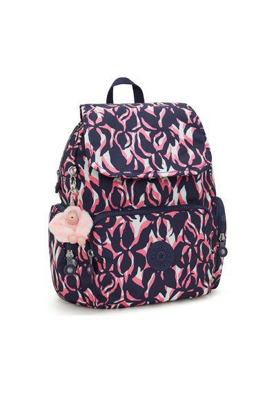 Kipling City Zip S Küçük Boy Sırt Çantası Desenli Çok Renkli