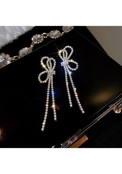 Özel Durumlar, Partiler Ve Etkinlikler İçin Glamoor Rhinestone Sarkla Küpeler Çok Renkli