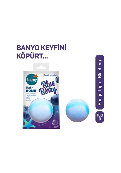 Balmy Blueberry Banyo Topu 160 G Çok Renkli