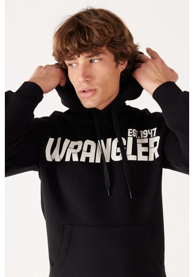 Wrangler Erkek Sweat W232257001 Siyah