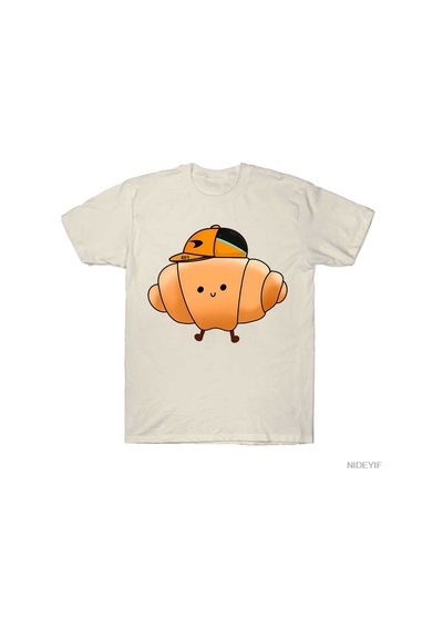 Flood Of Style Oscar Pastry Piastris Meme T-shirt Erkekler Kadınlar Için % 100% Pamuk T Shirt Kısa Kollu Üst Bej