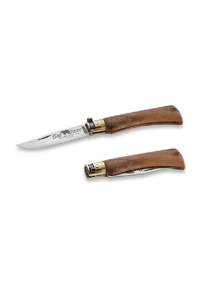 Old Bear 23 Cm Carbon Cevız Ahsap Sap 9'' Xl Kamp Çakı Kahverengi