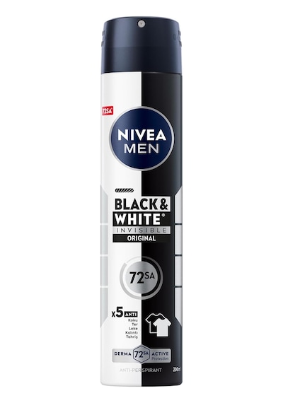 Men Erkek Sprey Deodorant & Invisible Original 200 Ml, 72 Saat Anti-perspirant Ter Koruması,ekonomik Boy