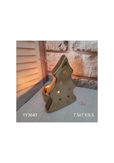 Yy3643 Gold Mumluk Çam Ağaci Silikon Kalip, Yy3643, Silikon Kalip