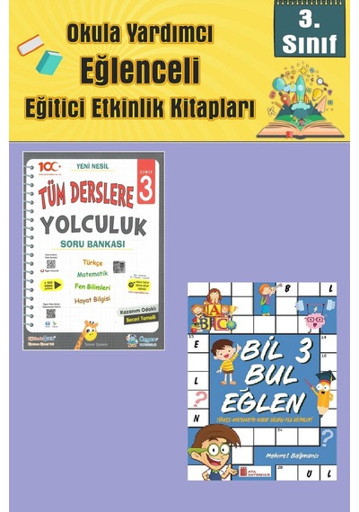 Üçgen 3.sınıf Tüm Derslere Yolculuk + Bil Bul Eğlen