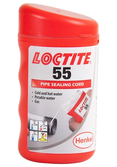 Loctite 55 Silikon Emdirilmiş Teflon Sızdırmazlık İpi 160m
