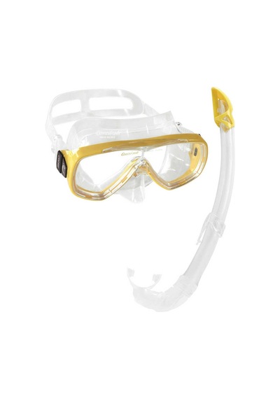 Cressi Onda Maske Mexico Şnorkel Seti Clear-yellow Çok
