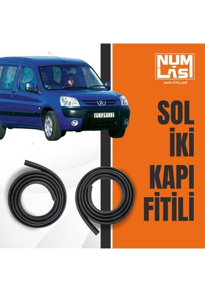 Peugeot Partner 1996-2008 Sol Ön Ve Arka Kapı Fitili-a Kalite-numlas-nm4543