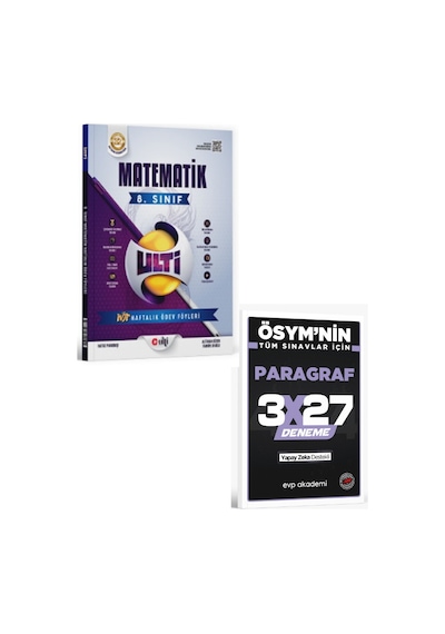Ulti 2027 8. Sınıf Lgs Matematik Haftalık Ödev Föyleri+ Evp Akademi Paragraf