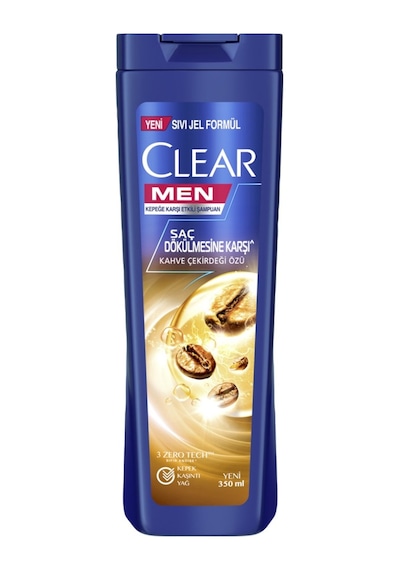 Clear Şampuan 350 Ml Kahve Çekirdeği Saç Dökülmesine Karşı Kepek Önleyici 3'li Ekonomik Paket - Tarı