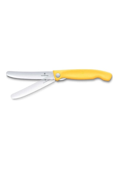 Victorinox Swiss Classic 11 cm Tırtıklı Piknik Bıçağı  Sarı
