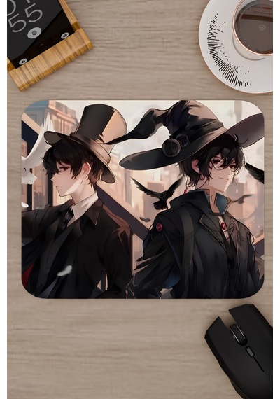Guimi Zhi Zhu Anime V5 - 22x18 Gaming Kauçuk Kaymaz Taban Mouse Pad Fare Altlığı