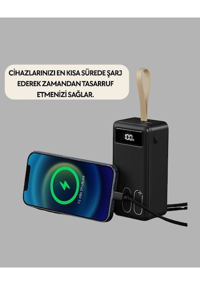 Seyahat Ve Kamp İçin Portatif Güç Kaynağı Powerbank Yeni Nesil