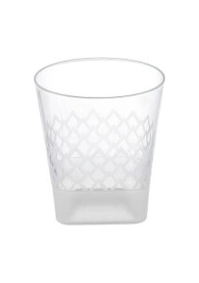 Viski Bardağı Kare 220 Cc -10 Adetli Şeffaf