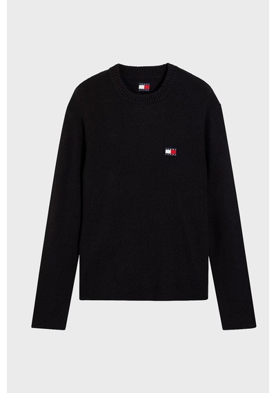 Tommy Jeans Logolu Pamuklu Regular Fit Bisiklet Yaka Kazak Erkek Kazak Dm0dm23572 Bds Siyah Tommy Jeans Logolu Pamuklu Regular Fit Bisiklet Yaka Kazak Erkek Kazak Dm0dm23572 Bds Siyah