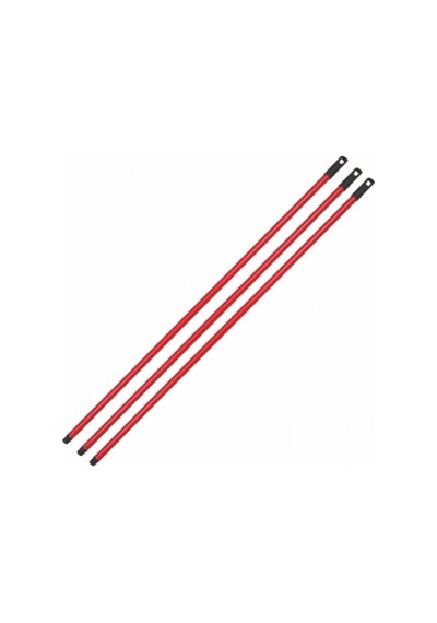 Kappro Fs-011 Metal Kırmızı Vileda Vilada Fırça Sapı 110cm 8gen 12gen - 25'li Paket